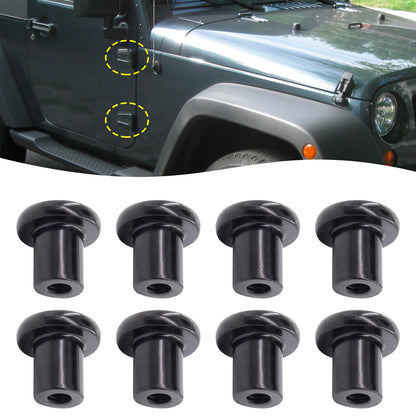 8Pcs Door Hinge Nut Bolt 2007-2019 Jeep Wrangler JK 6511744AA