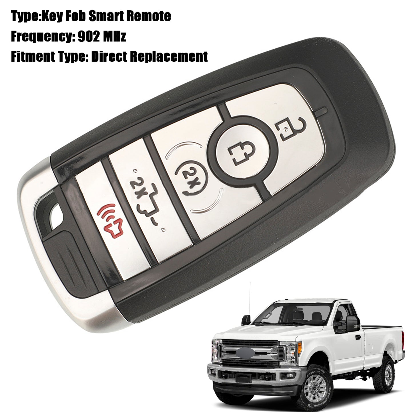 2017-2023 Ford F-150 F-250 F-350 164-R8166 902MHZ Key Fob Smart Remote