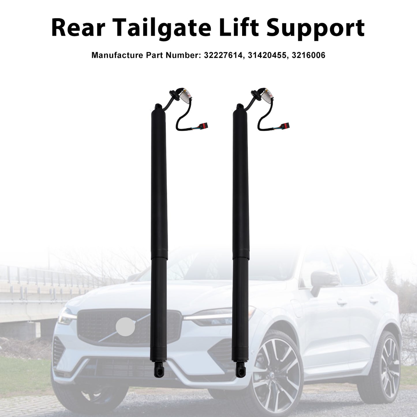 2PCS Rear Electric Tailgate Gas Strut 2018-2024 Volvo XC60 II 246 31420455