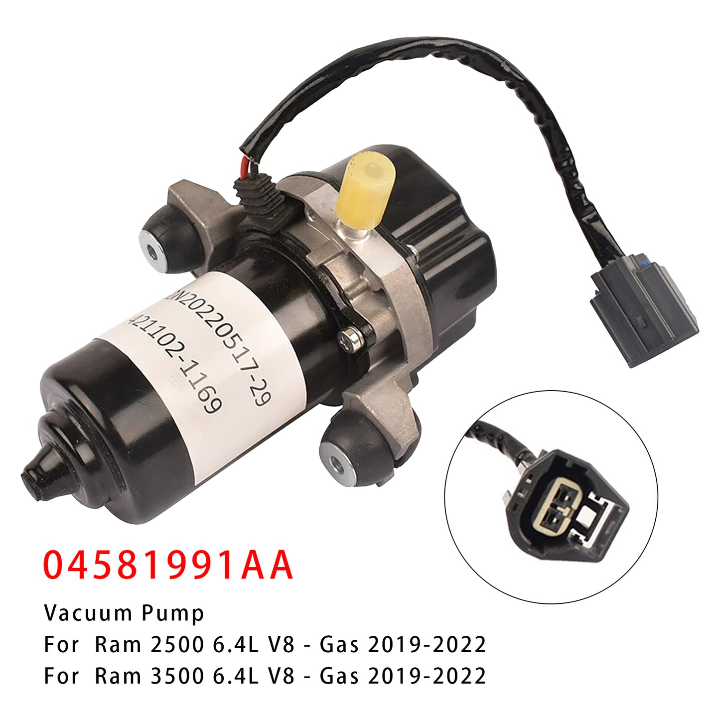 2019-2022 Ram 1500 3.6L 5.7L 04581991AA Vacuum Pump
