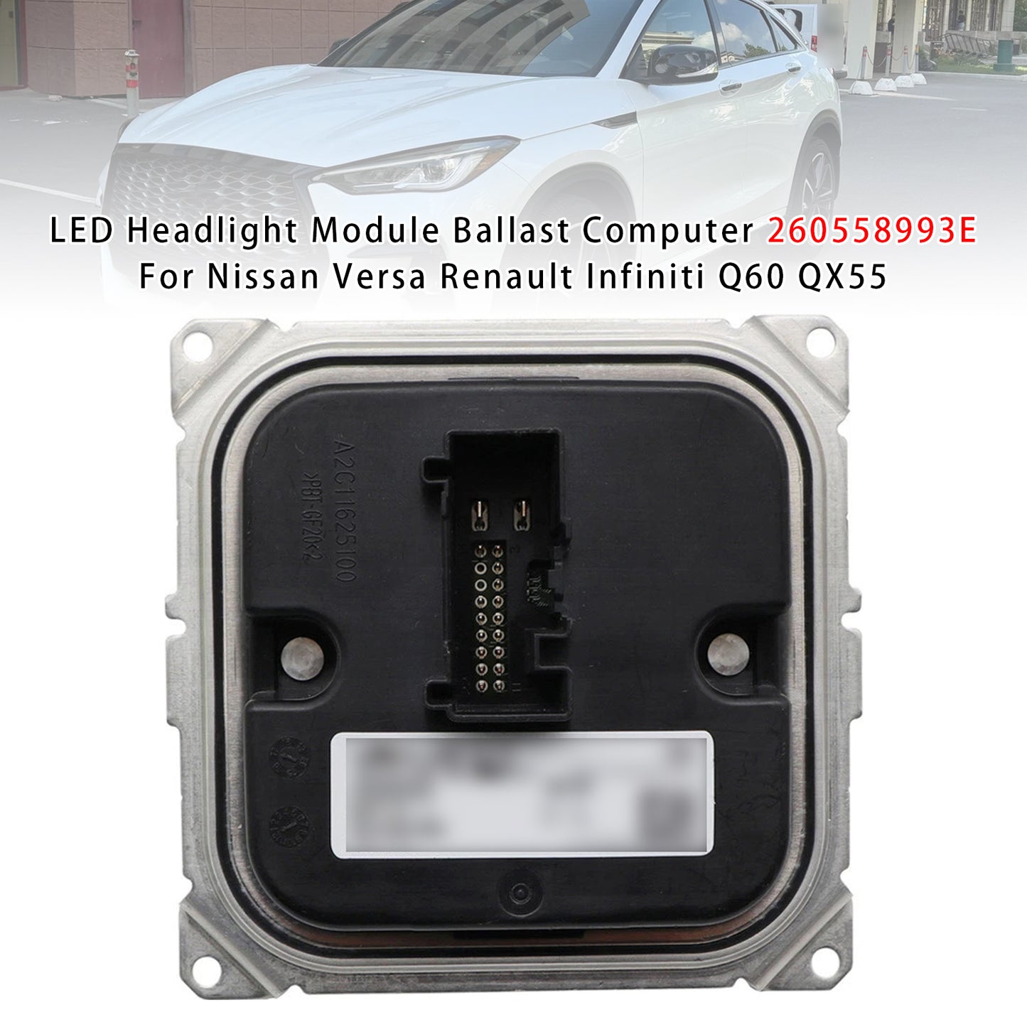 2019-2020 Infiniti QX50 A2C15331300 LED Headlight Module Ballast Computer