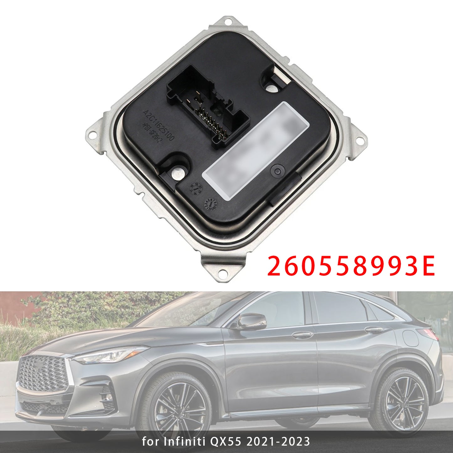 2019-2020 Infiniti QX50 A2C15331300 LED Headlight Module Ballast Computer