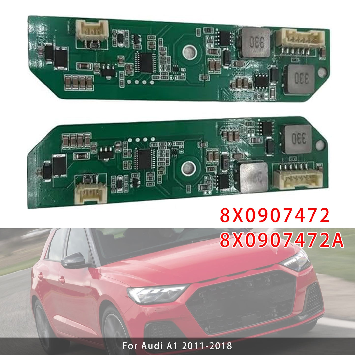2011-2018 Audi A1 Left+Right LED Headlight Power Controller Module