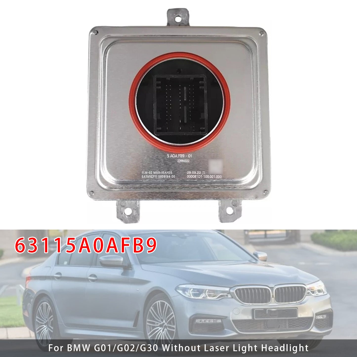 BMW G01/G02/G30 Without Laser Light Headlight 63115A0AFB9 LED Headlight Control Unit