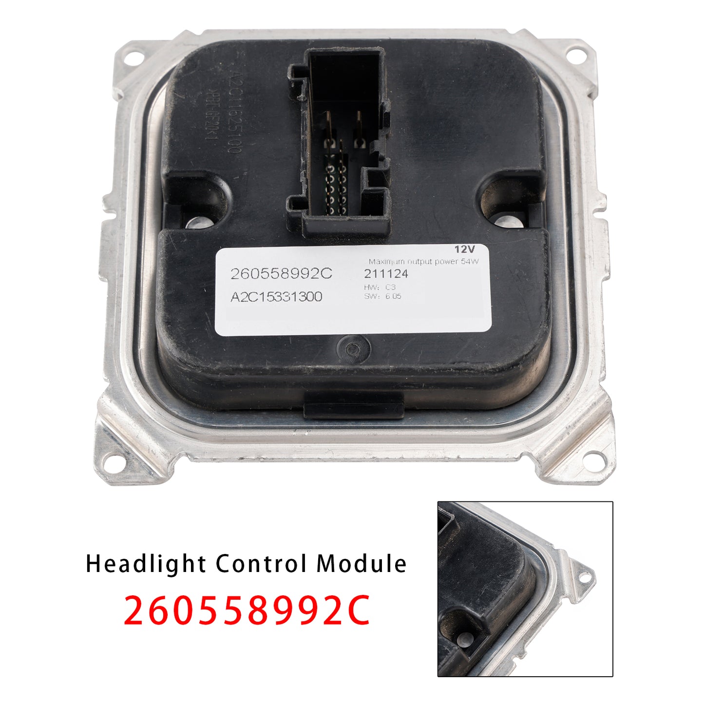 LED Computer Module Control Light Controller 2018-2023 Nissan Leaf 260558992C
