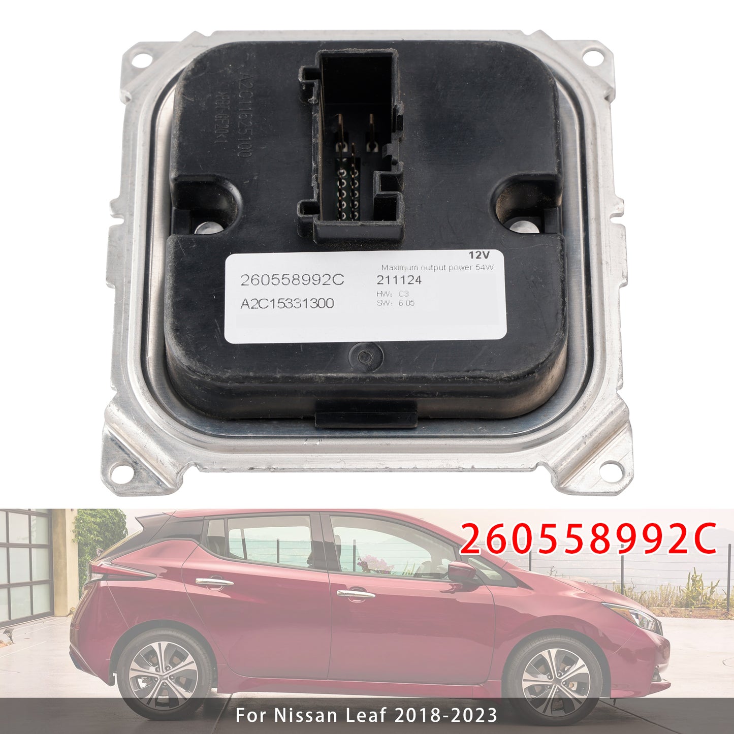 LED Computer Module Control Light Controller 2018-2023 Nissan Leaf 260558992C