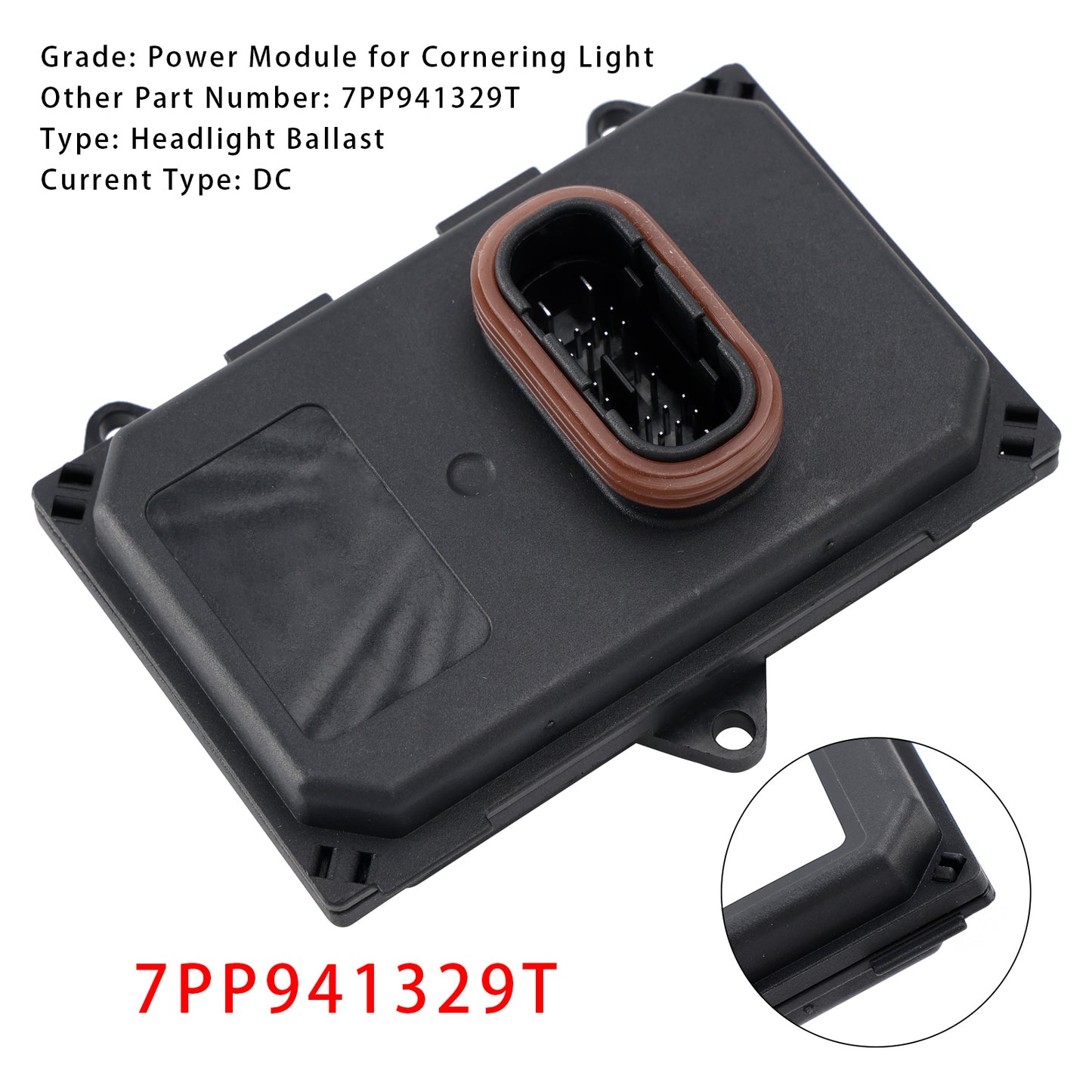 2014- Porsche 991R GT3 RS3 99 7PP941329T LED Headlight Control Unit