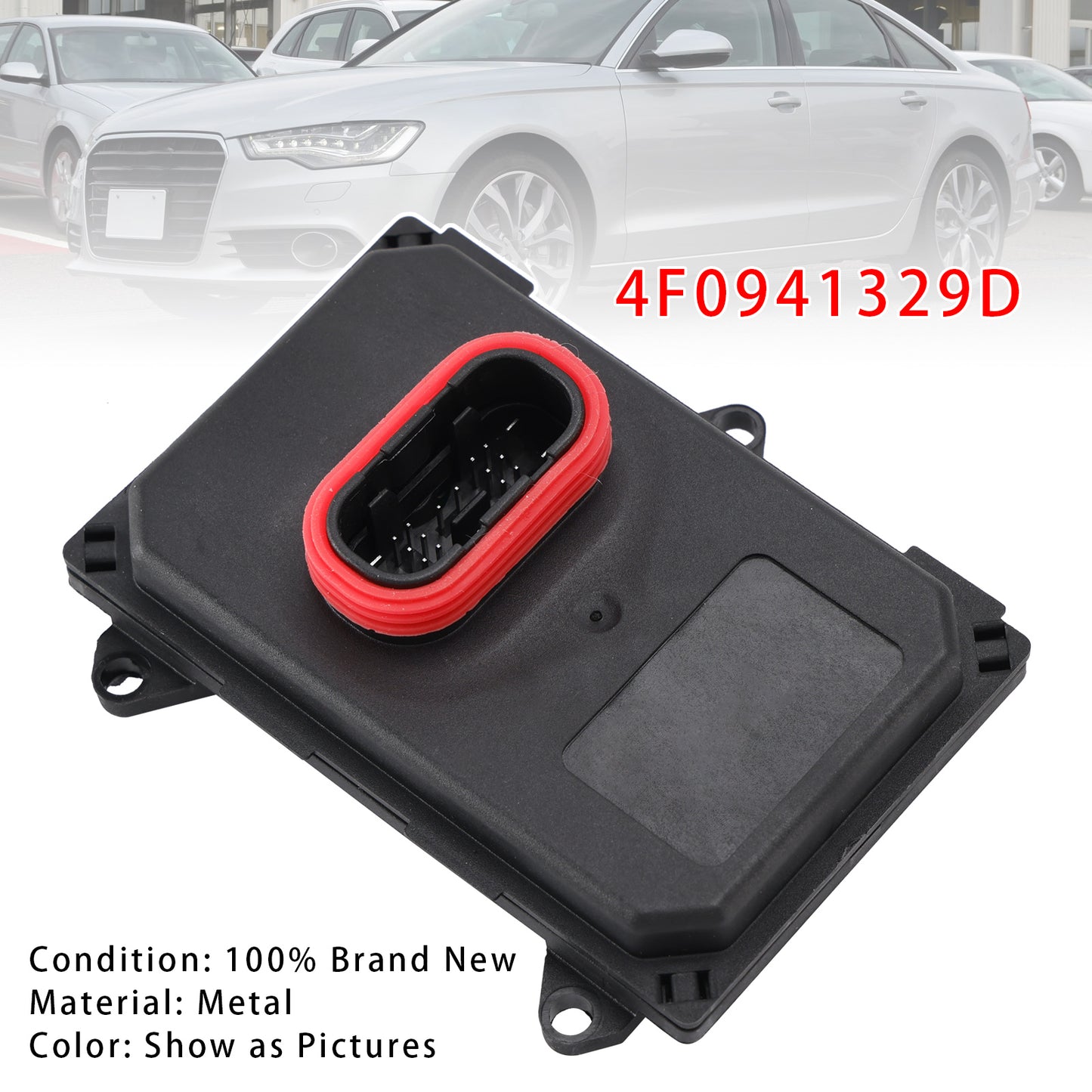 2011 Audi A6 Quattro Avant Base 3.0L V6 - Gas 4.2L V8 - Gas 4F0941329D Cornering Light Headlight Power Module