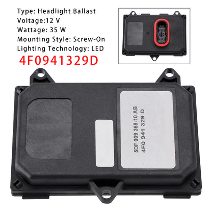 2011 Audi A6 Quattro Avant Base 3.0L V6 - Gas 4.2L V8 - Gas 4F0941329D Cornering Light Headlight Power Module