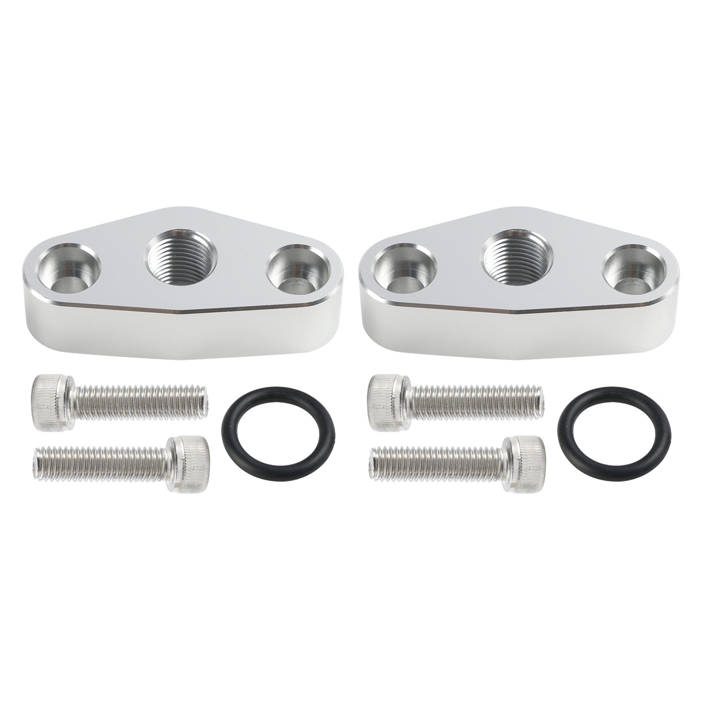Chevy LS 551623 2 Pack Oil Pressure Sensor Adapter Plate M16 x 1.5