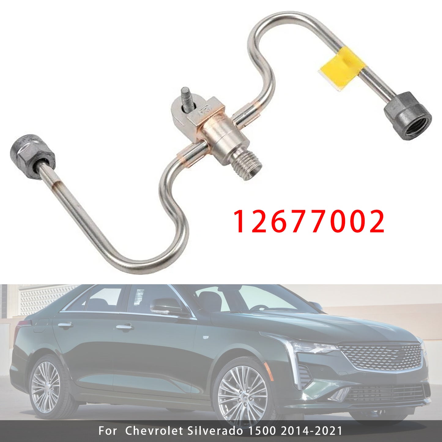 2015-2021 Cadillac Escalade 12677002 Injector Fuel Rail Crossover Tube
