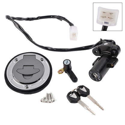 Ignition Key Switch Fuel Cap Seat Lock Set For Yamaha YZF R3 R25 ABS 2019-2024
