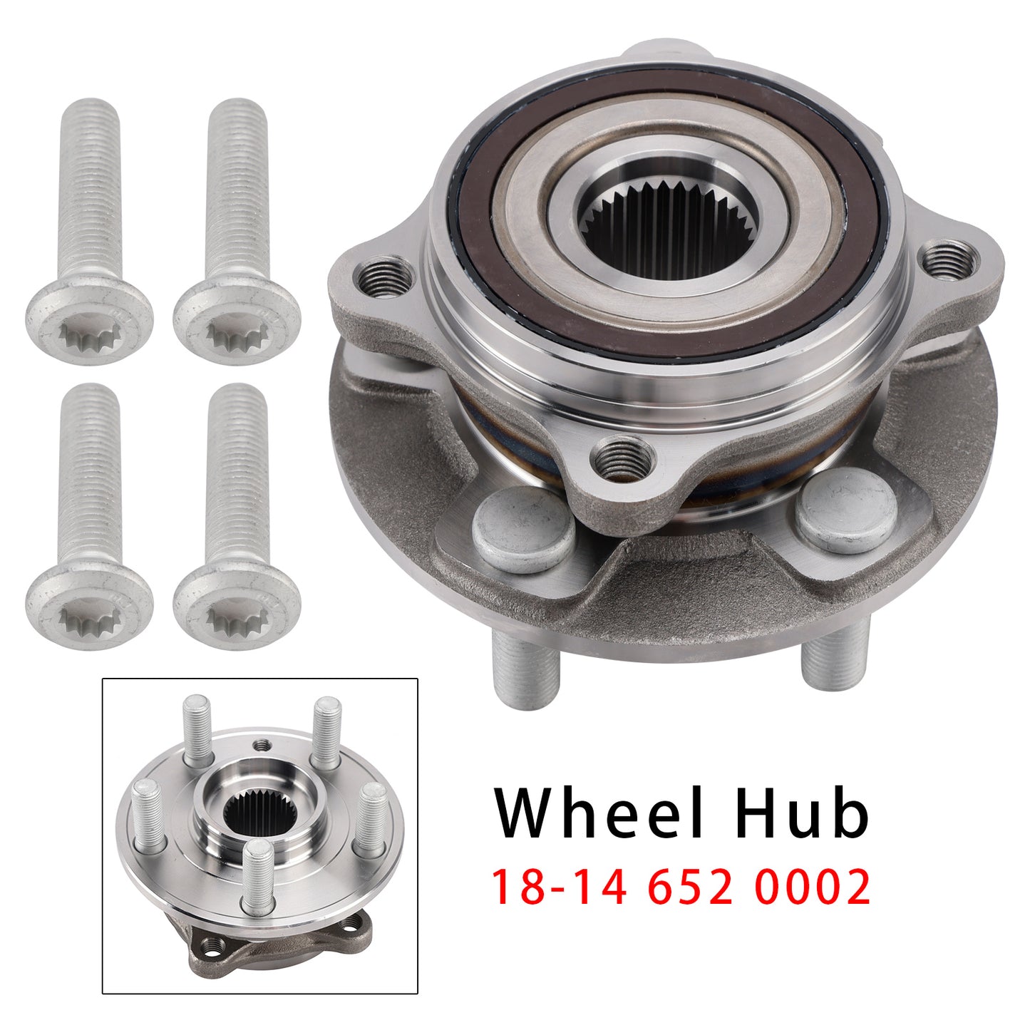 Jaguar F-Pace I-Pace Land Rover 18-14 652 0002 Front Wheel Hub