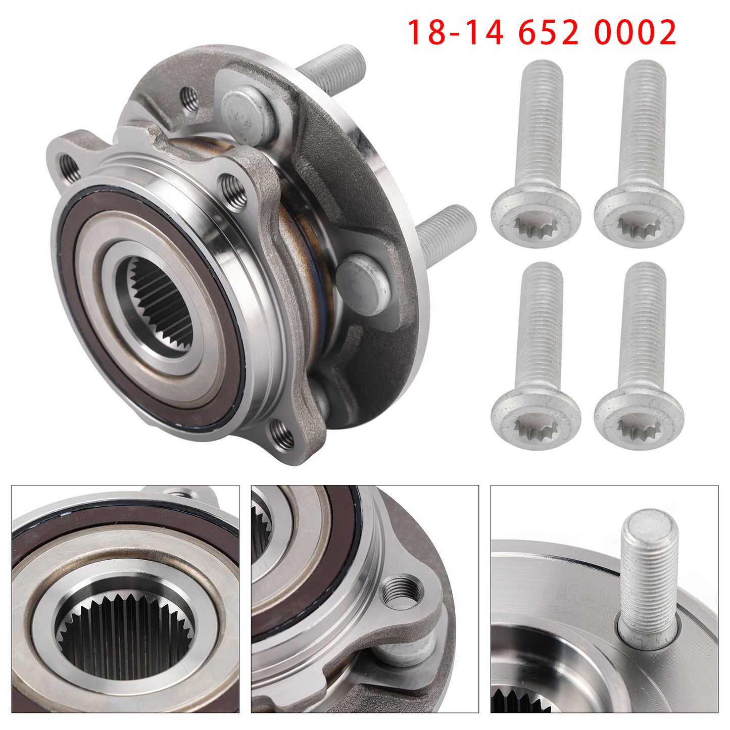 Jaguar F-Pace I-Pace Land Rover 18-14 652 0002 Front Wheel Hub