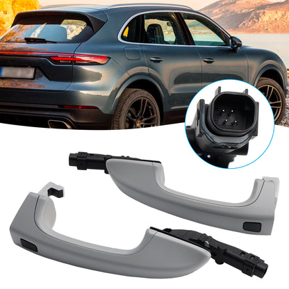 Left&Right Side Exterior Door Handle For Porsche Cayenne 2011-2018