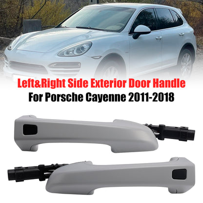 Left&Right Side Exterior Door Handle For Porsche Cayenne 2011-2018