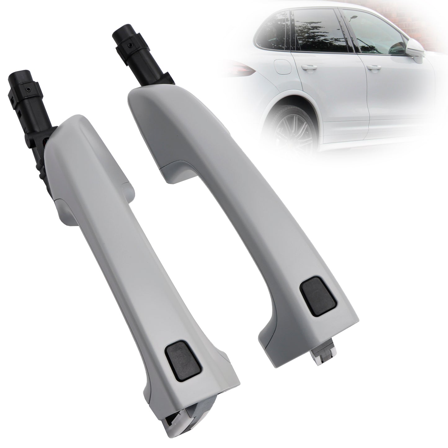 Left&Right Side Exterior Door Handle For Porsche Cayenne 2011-2018