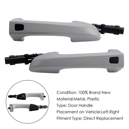 Left&Right Side Exterior Door Handle For Porsche Cayenne 2011-2018