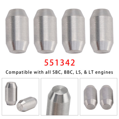 2 Pack Dowel Pins 551342 Engine to Transmission Replacement Steel Alignment Pin Stock Length 1.125"