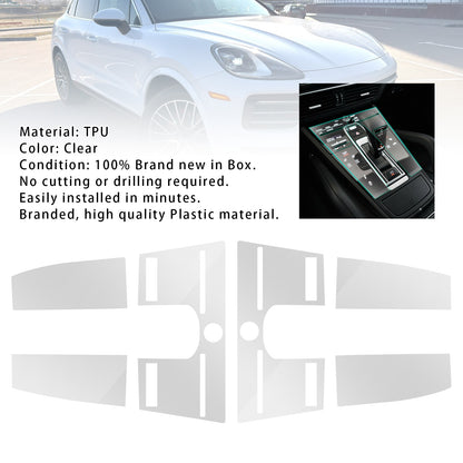 2018-2020 Porsche Cayenne 2.9T 3.0T 2PCS Navigation TPU Screen Protector Film