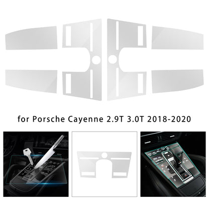 2018-2020 Porsche Cayenne 2.9T 3.0T 2PCS Navigation TPU Screen Protector Film