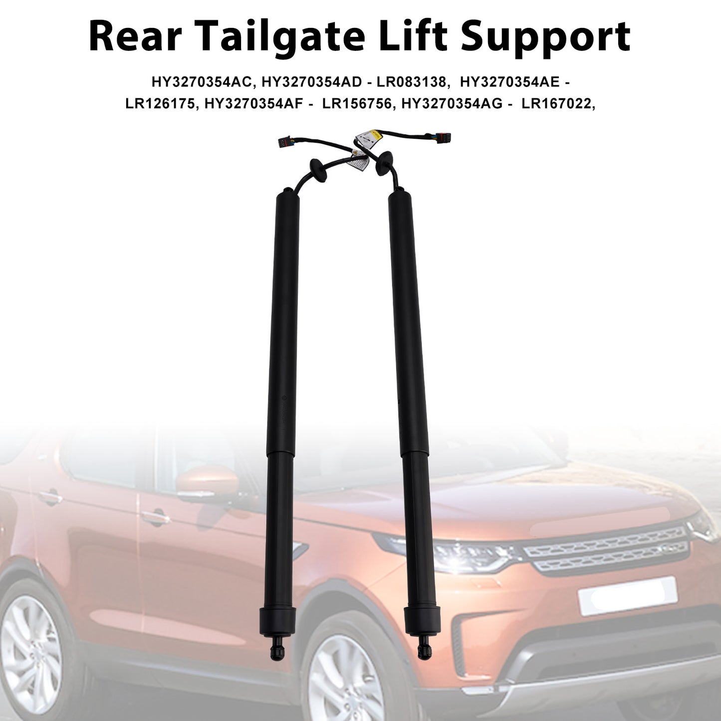 2PCS Rear Electric Tailgate Gas Strut Land Rover Discovery 5 535123549