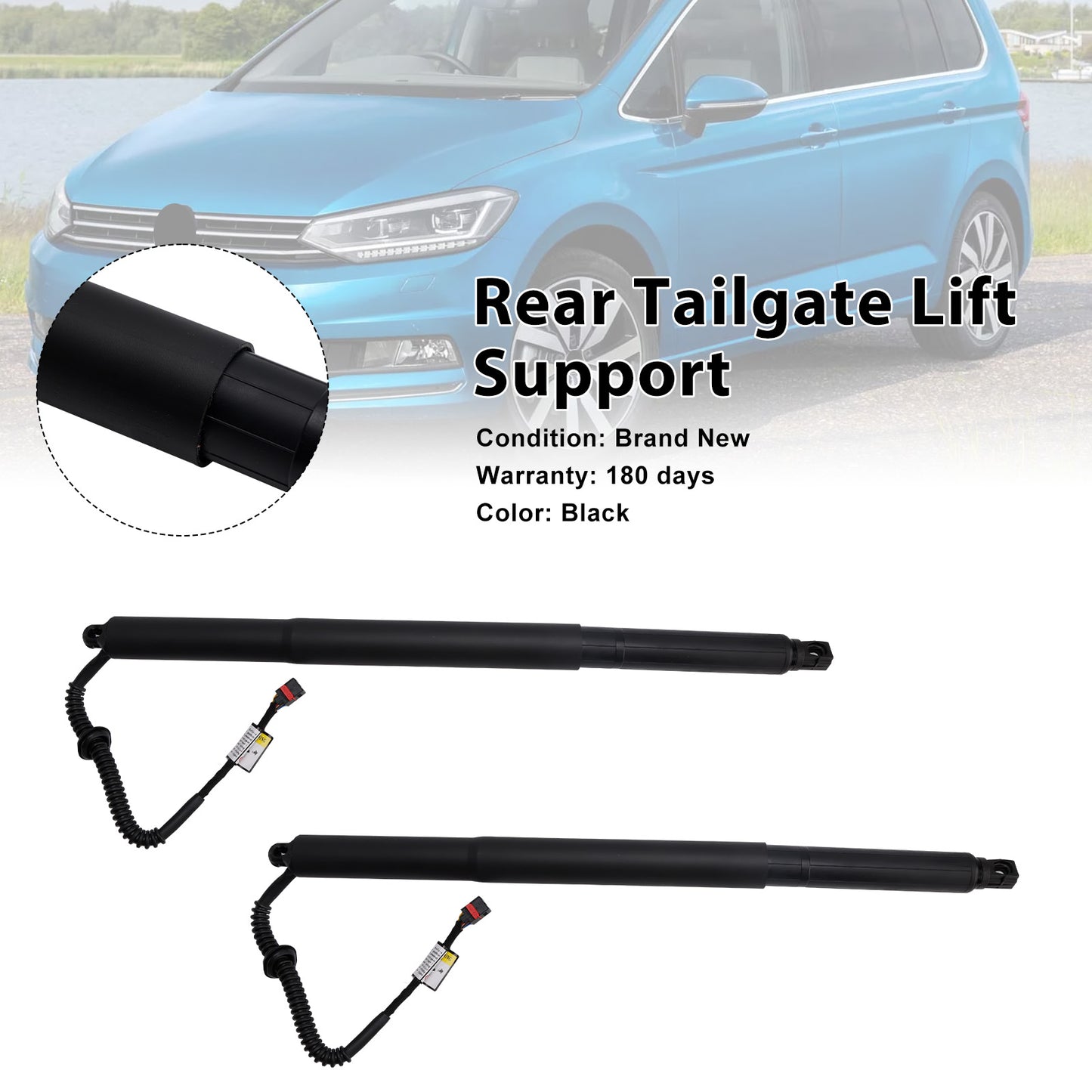 2PCS Rear Electric Tailgate Gas Strut 2015-2023 VW Touran 5T1 5TA827851A