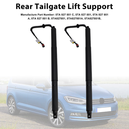 2PCS Rear Electric Tailgate Gas Strut 2015-2023 VW Touran 5T1 5TA827851A
