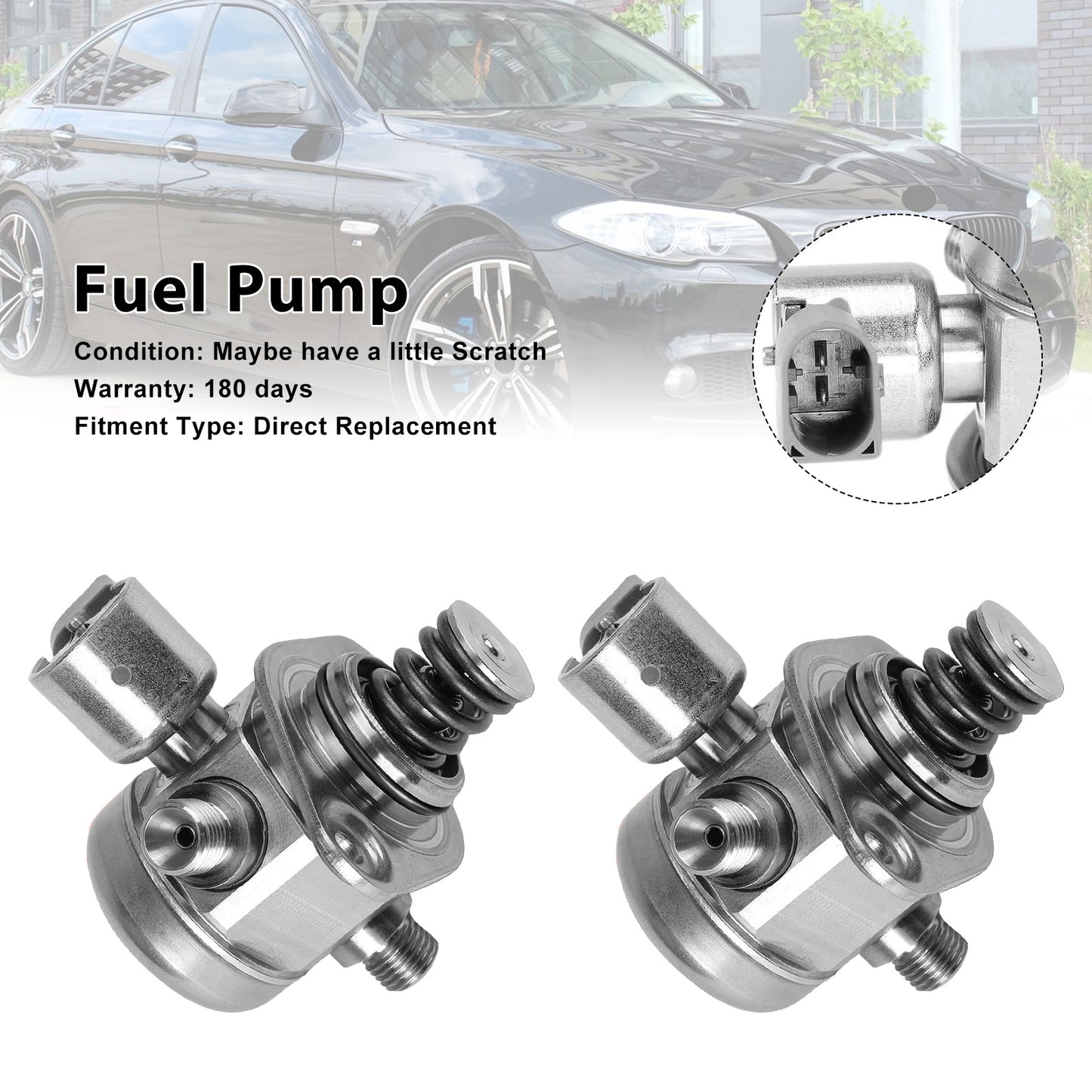 2011-2013 BMW 550i F10 13517595339 2PCS High Pressure Fuel Pump