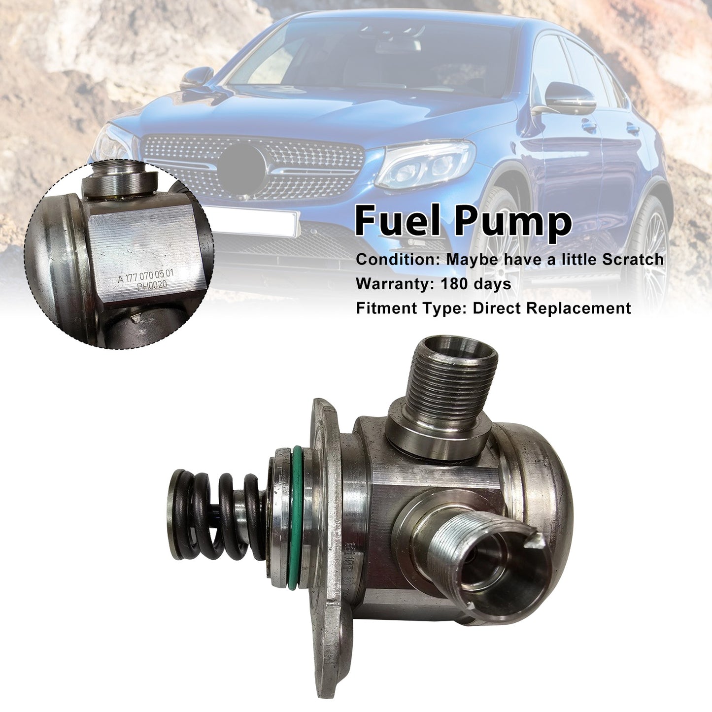 High Pressure Fuel Pump Mercedes-Benz GLC-Class C253 A1770700501