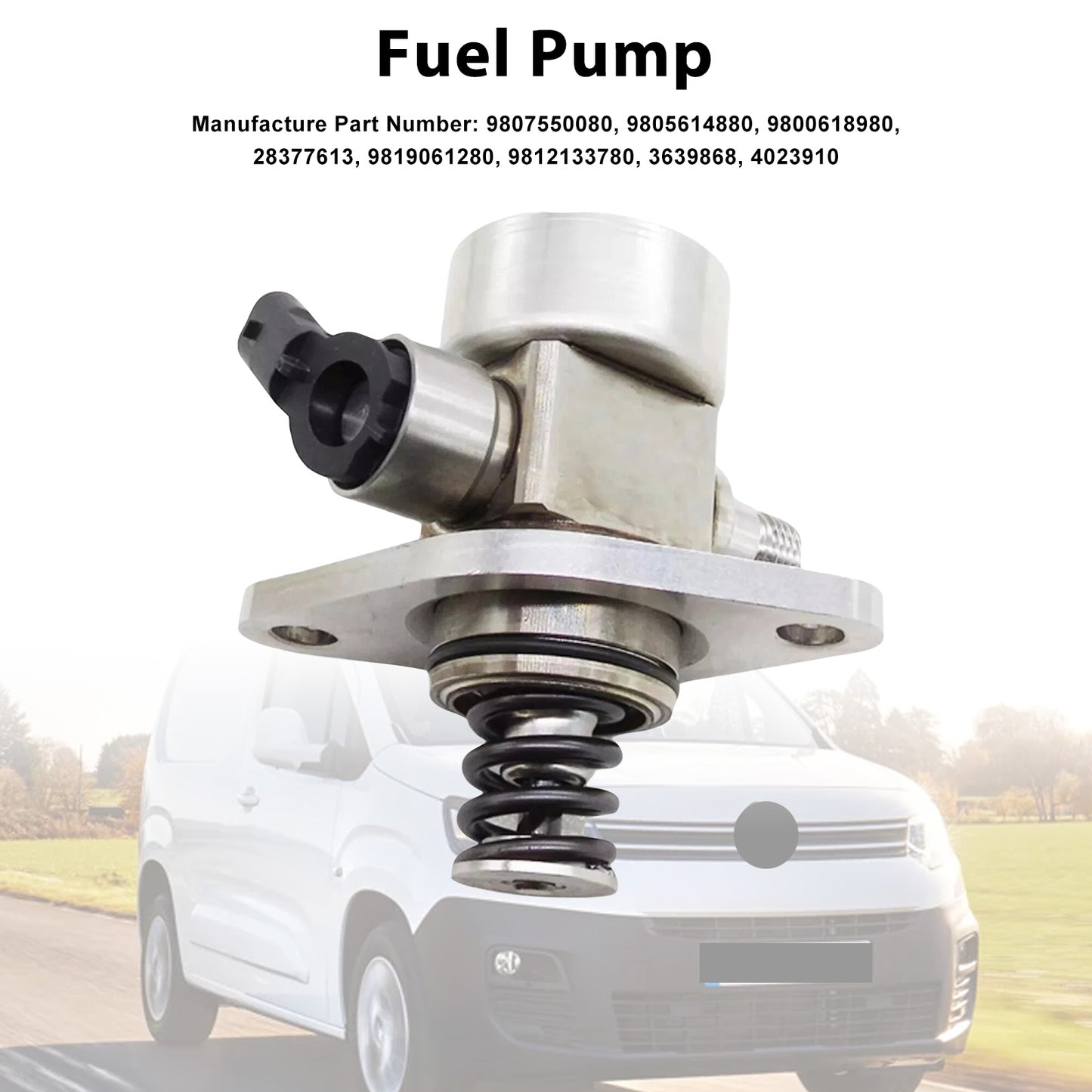 2019-on Vauxhall Combo E9807550080 High Pressure Petrol Fuel Pump