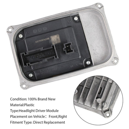 Headlight Driver Control Module A2479004204 Right For Mercedes Benz W205/W253/W247
