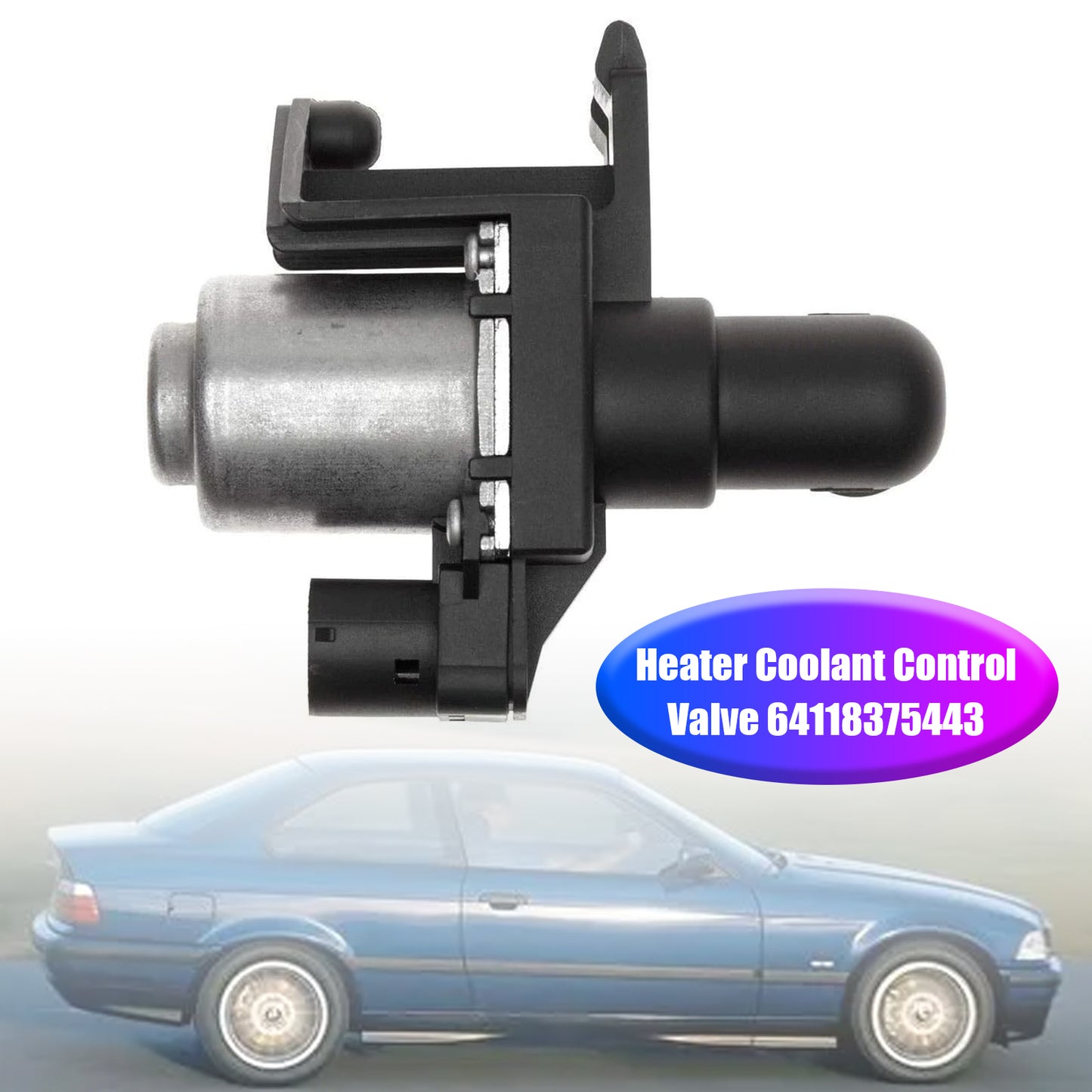 Heater Coolant Control Valve 64118375443 For BMW E36 318ti 95-96 Z3 96-00