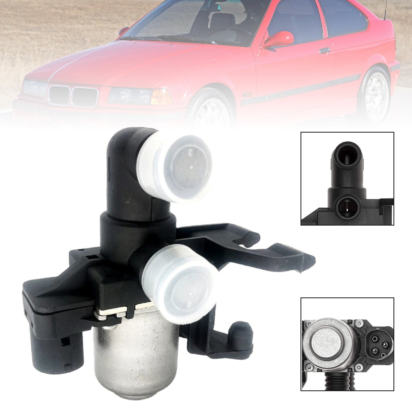 Heater Coolant Control Valve 64118375443 For BMW E36 318ti 95-96 Z3 96-00