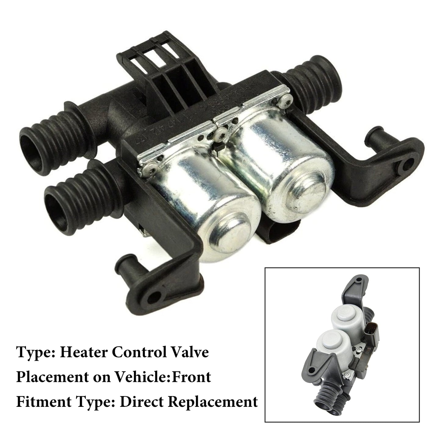 2006-2007 BMW 525XI 64116906652 Heater Coolant Control Valve
