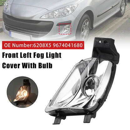 2007-2014 Peugeot 308 CC 4B Hatchback Front Left Fog Light Cover With Bulb