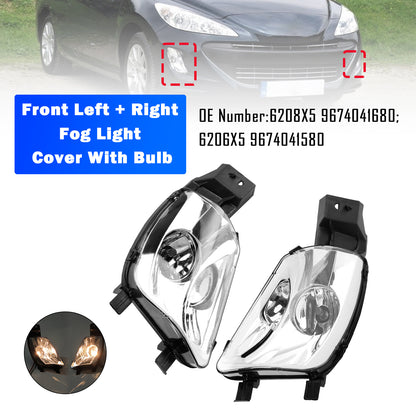 2008-2011 PEUGEOT 308 SW I Estate Van 4E 6208X5 9674041680 Front Left + Right Fog Light