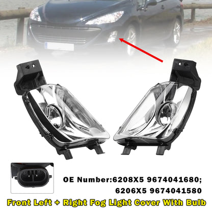 2008-2011 PEUGEOT 308 SW I Estate Van 4E 6208X5 9674041680 Front Left + Right Fog Light