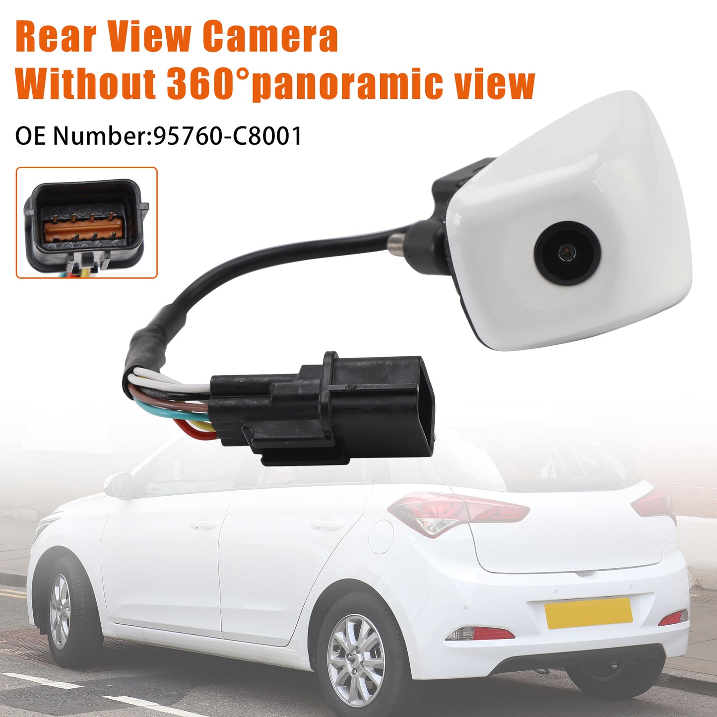 2018 Hyundai i20 95760-C8001 White Rear View Camera Without 360°