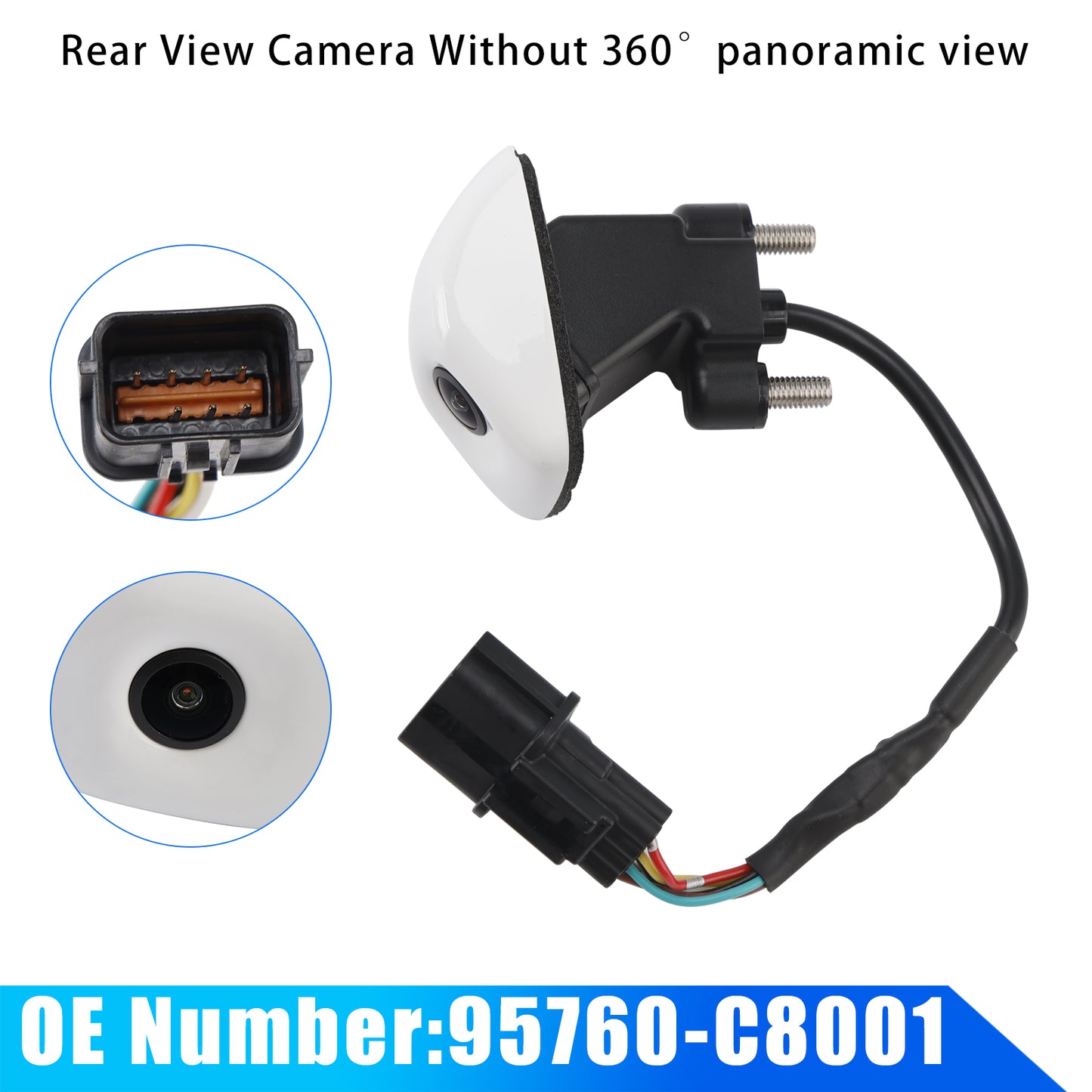 2018 Hyundai i20 95760-C8001 White Rear View Camera Without 360°