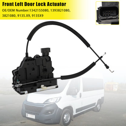 2006- Peugeot Boxer Bus 1342155080 Front Left Door Lock