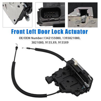 2006- Peugeot Boxer Bus 1342155080 Front Left Door Lock