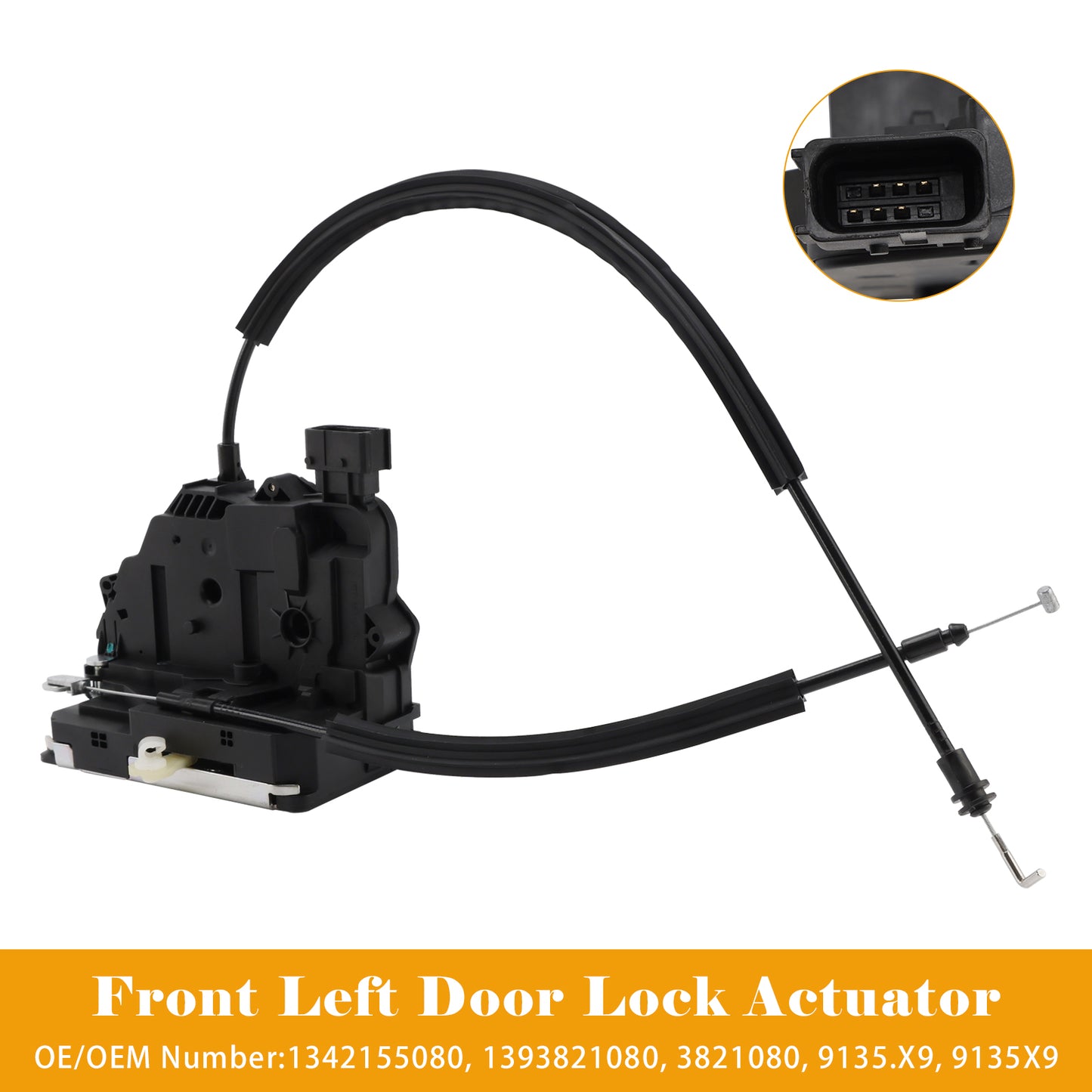 2006- Peugeot Boxer Bus 1342155080 Front Left Door Lock