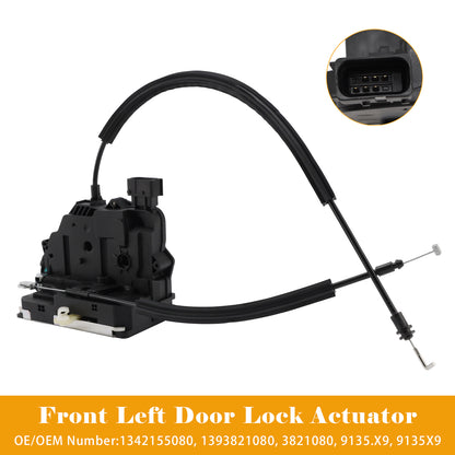 2006- Peugeot Boxer Bus 1342155080 Front Left Door Lock