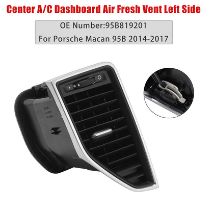 2014-2017 Porsche Macan 95B819201 Front Left Middle AC Vent Grille