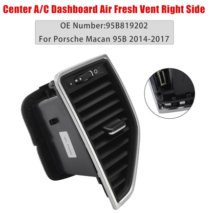 2017-2017 Porsche Macan S 95B 95B819202 Front Right Middle AC Vent Grille