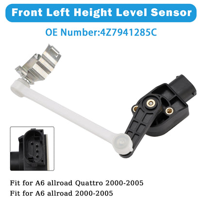 00-05 Audi A6 C5 Allroad Quattro 4Z7941285C Front Left Height Level Sensor