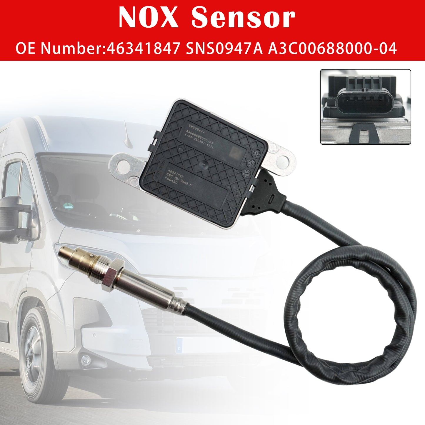 2019.05- Fiat Ducato Bus 180 Multijet 2,3 D 46341847 NOX Sensor