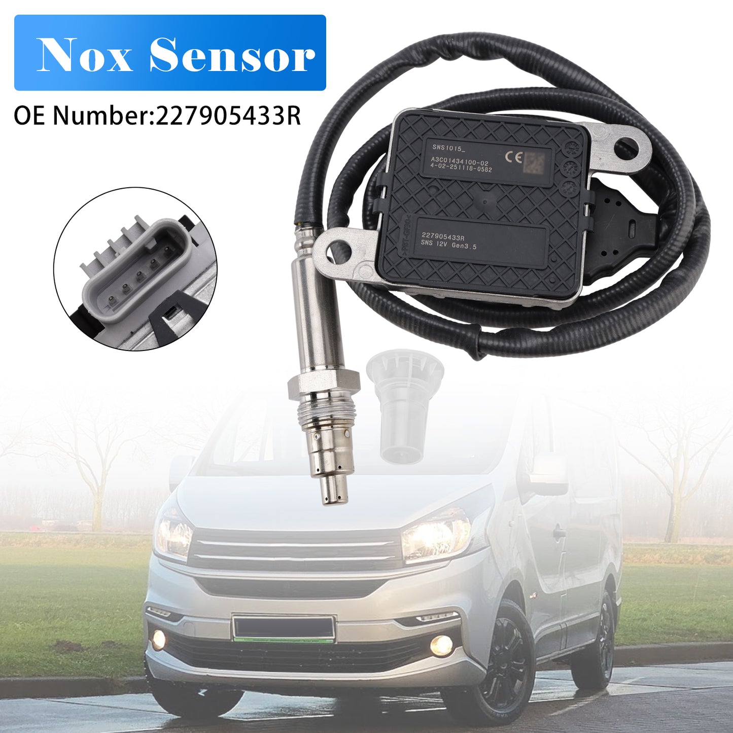 2021.11- NISSAN Interstar Kastenwagen (X62B) dCi 110 227905433R NOx Sensor