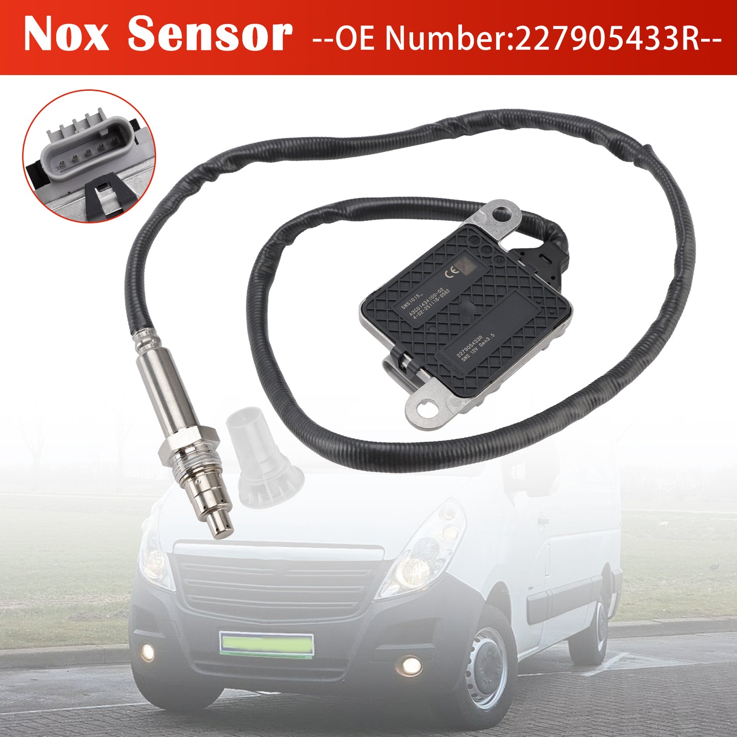 2021.11- NISSAN Interstar Kastenwagen (X62B) dCi 110 227905433R NOx Sensor